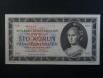100 Kčs 1945 série N 32