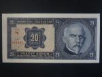 20 Kč 1926 série Sg, perf. SPECIMEN z líce