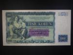 1000 Ks 1934/1939 s přetiskem série M, 2x perf. SPECIMEN dole