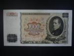 1000 Ks 1934/1939 s přetiskem série O, 2x perf. SPECIMEN dole