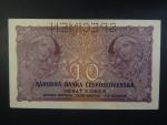 10 Kč 1927 série B 035, perf. SPECIMEN