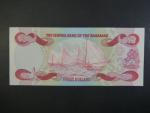 BAHAMY, 3 Dollars 1974, BNB. B309a, Pi. 44
