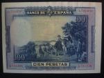 100 Pesetas 1928, BNB. B520a, Pi. 76