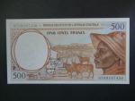 STŘEDOAFRICKÉ STÁTY-ČAD, 500 Francs 1997, BNB. B101Pd, Pi. 601P