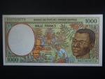 STŘEDOAFRICKÉ STÁTY-GABON, 1000 Francs 1994, BNB. B102Lb, Pi. 402L