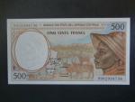 STŘEDOAFRICKÉ STÁTY-STŘEDOAFRICKÁ REPUBLIKA, 500 Francs 1999, BNB. B101Ff, P301F