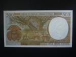 STŘEDOAFRICKÉ STÁTY-STŘEDOAFRICKÁ REPUBLIKA, 500 Francs 1999, BNB. B101Ff, P301F
