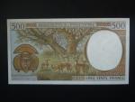 STŘEDOAFRICKÉ STÁTY-GABON, 500 Francs 1994, BNB. B101Lb, Pi. 401L