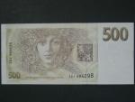 500 Kč 1993 s. Z, Baj. CZ 7a, Pi. 7