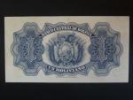 BOLÍVIE, 1 Boliviano 1928, BNB. B317g, Pi. 128a