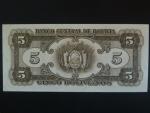 BOLÍVIE, 5 Bolivianos 1952, BNB. B327c, Pi. 138