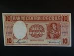 Chile, 10 Pesos 1958, BNB. B254b, Pi. 120