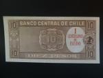 Chile, 1 centesimo na 10 Pesos 1960, BNB. B259a, Pi. 125