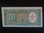 Chile, 5 centesimo na 50 Pesos 1960, BNB. B260d, Pi. 126
