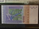 ZÁPADNÍ AFRIKA, BURKINA FASO, 10000 Francs 2017 C, BNB. B124Cq, Pi. 318Cq, PMG66