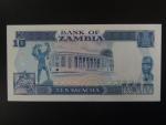 ZAMBIE, 10 Kwacha 1989, BNB. B132b, Pi. 31b, varianta podpisu