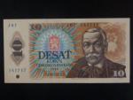 10 Kčs 1986 série J 67, II. tisková deska