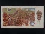 10 Kčs 1986 série J 67, II. tisková deska