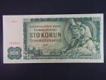 100 Kčs 1961 série R 01, úzký číslovač 1a, první série