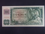 100 Kč 1961/1993 série X 28,  kolek, II.vydání, číslovač 2d, vodoznak 14
