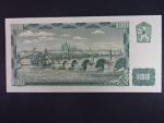 100 Kč 1961/1993 série X 09,  kolek, I.vydání, číslovač 1c, vodoznak 13