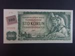 100 Kč 1961/1993 série G 96, kolek, II.vydání, číslovač 1c, poslední série