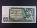 100 Kčs 1961 série G 33, I.vydání, číslovač 1c