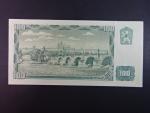 100 Kč 1961/1993 série D 33, kolek, natrž. v horním okraji 1 cm