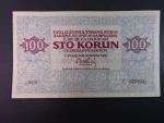 100 Kč 1919 série 0001 padělek Meszároš
