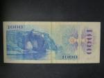 padělek, 1000 Kč 1985/1993 série C 57, kolek tištěný - dobový padělek