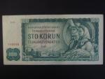 100 Kčs 1961 série B 01 první série