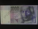 1000 Sk 1995 série G s 3x šikmou 60° perf. SPECIMEN