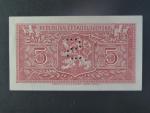 5 Kčs 1945 série X/V, perf. 
