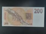 200 Kč 1993 série A 26 proužek Kčs, bílý papír