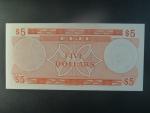 FIDŽI, 5 Dollars 1970 série A/2, BNB. 339a, Pi. 61
