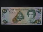 KAJMANSKÉ OSTROVY, 5 Dollars 1991, BNB. B112a, Pi. 12