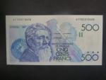 500 Francs 1982, serie 411, BNB. B586d, P141