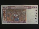 ZÁPADNÍ AFRIKA, MALI, 2500 Francs 1994 D, BNB. B117Dc