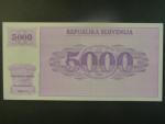 5000 Tolarjev 1992, BNB. B210as2, Pi. 10, s přetiskem VZOREC