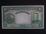 BAHAMY, 4 Schillings 1936, BNB. B108d, intro. 1947, Pi. 9