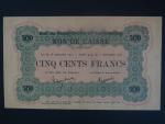 500 Cents Francs 1918, BNB. B315b, Pi. 33