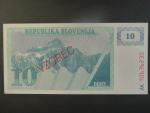 10 Tolarjev 1990, BNP. B204as2, Pi. 4, s přetiskem VZOREC