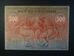 500 Kč 1919 série 017 padělek Meszáros
