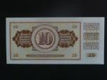 10 Dinara 1978, replacement ZA (7 místný číslovač), BNB. B409ez, Pi. 82