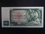 100 Kčs 1961 série X 38, číslovač 2d, vodoznak 14