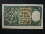 100 Ks 1940 II.vydání, série C 1, 1x perf. SPECIMEN dole