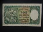 100 Ks 1940 II.vydání, série G 8, 1x perf. SPECIMEN dole