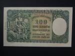 100 Ks 1940 II.vydání, série C 6, 1x perf. SPECIMEN nahoře