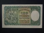 100 Ks 1940 II.vydání, série K 6, 1x perf. SPECIMEN nahoře