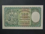 100 Ks 1940 II.vydání, série H 8, 1x perf. SPECIMEN nahoře